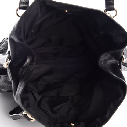 Gucci Guccissima Large Full Moon Tote Black 5 of 12