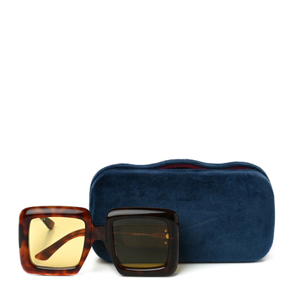 Gucci Square Sunglasses GG0783S Havana 7 of 7