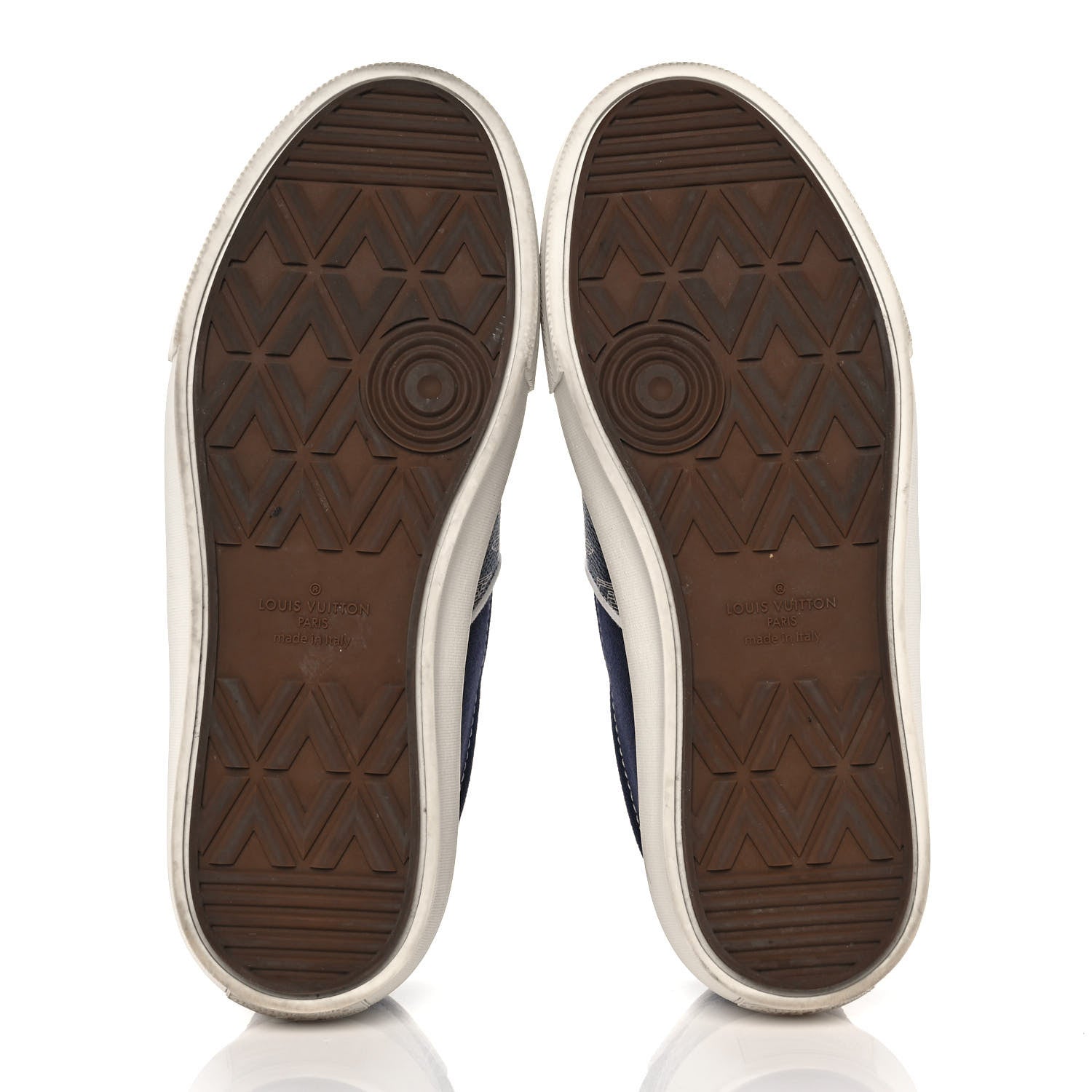 Louis Vuitton Savane Monogram Trocadero Slip On Sneakers 6 Encre 6 of 9