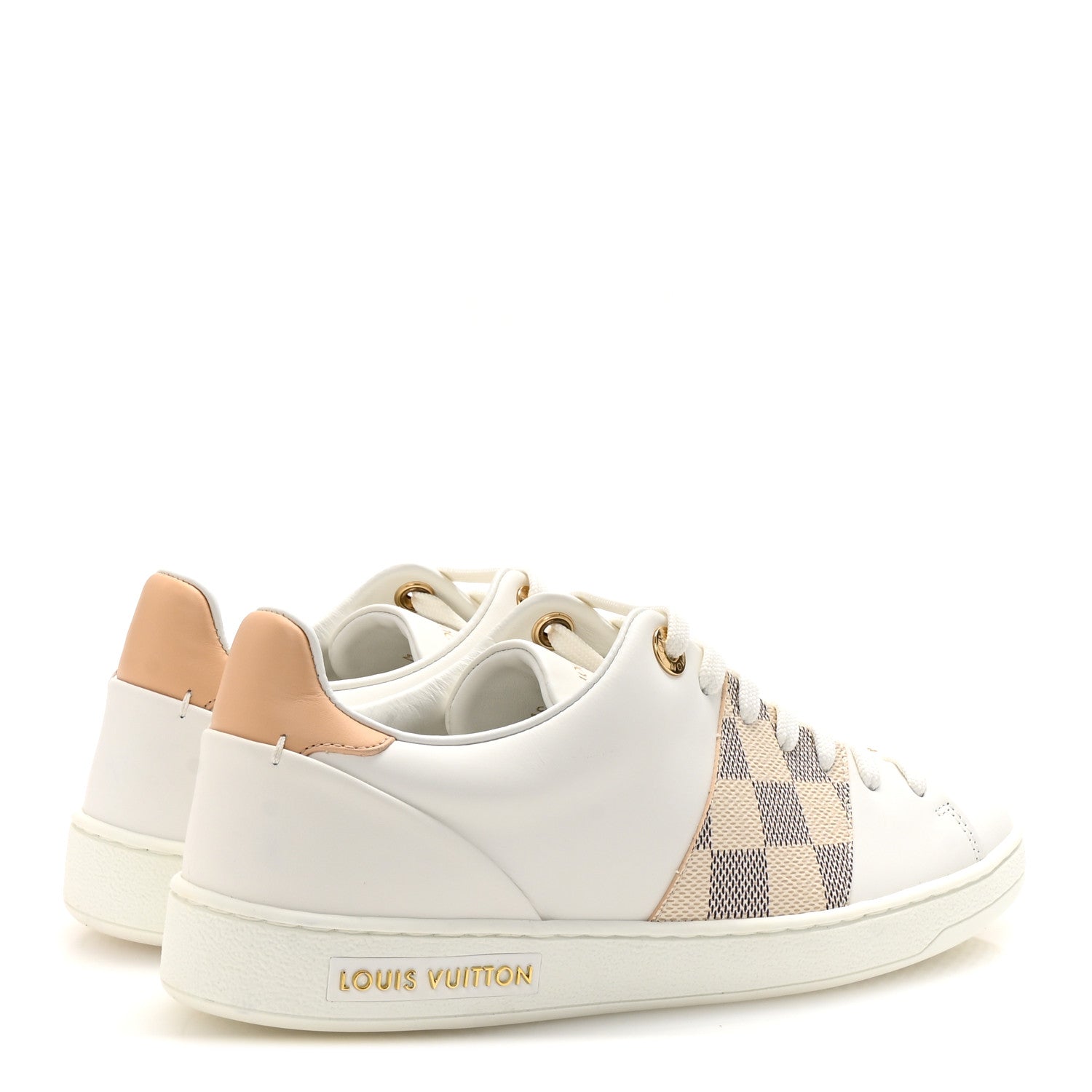 Louis Vuitton Damier Azur Front Row Sneaker 36 White 5 of 9