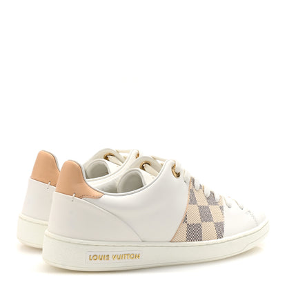 Louis Vuitton Damier Azur Front Row Sneaker 36 White 5 of 9