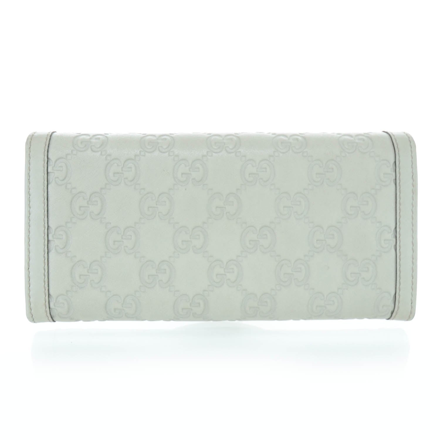 Gucci Guccissima Sukey Continental Wallet Off White 2 of 8