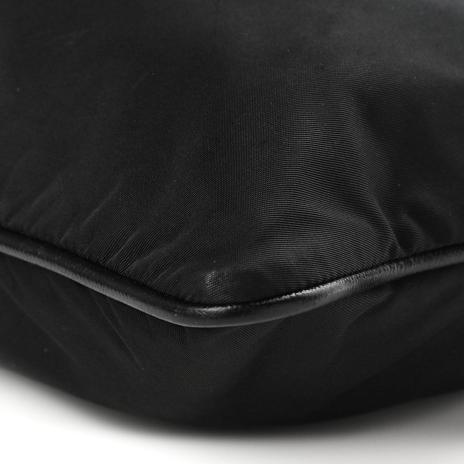 Prada Nylon Vela Flat Messenger Bag Black 7 of 8
