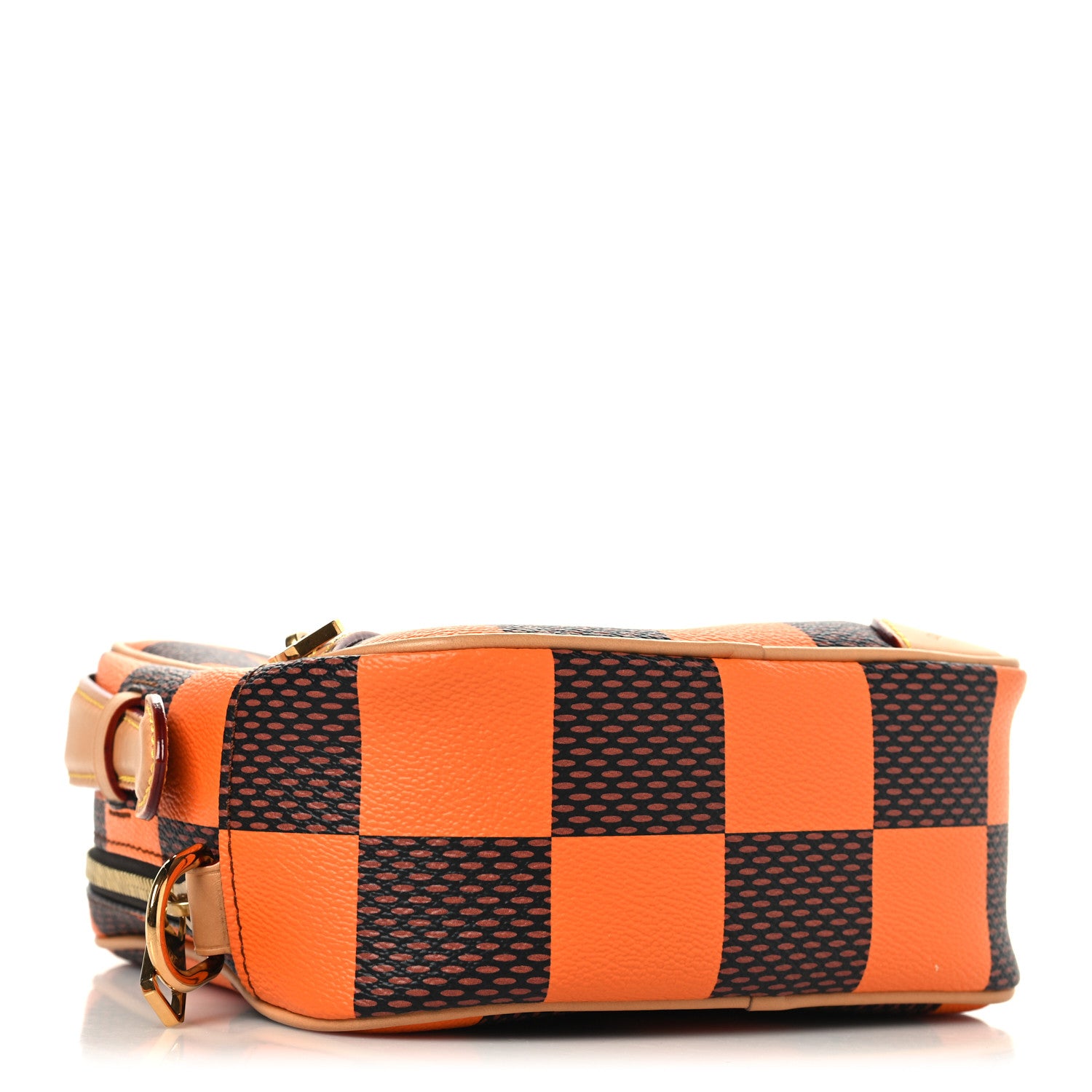 Louis Vuitton Damier Pop Chess Messenger Orange 4 of 9