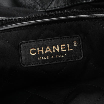 Chanel Shiny Calfskin Quilted Chanel 22 Backpack Black 6 of 10