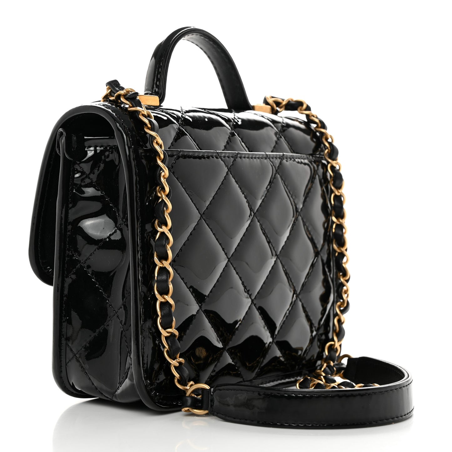 Patent School Memory Mini Top Handle Flap Black