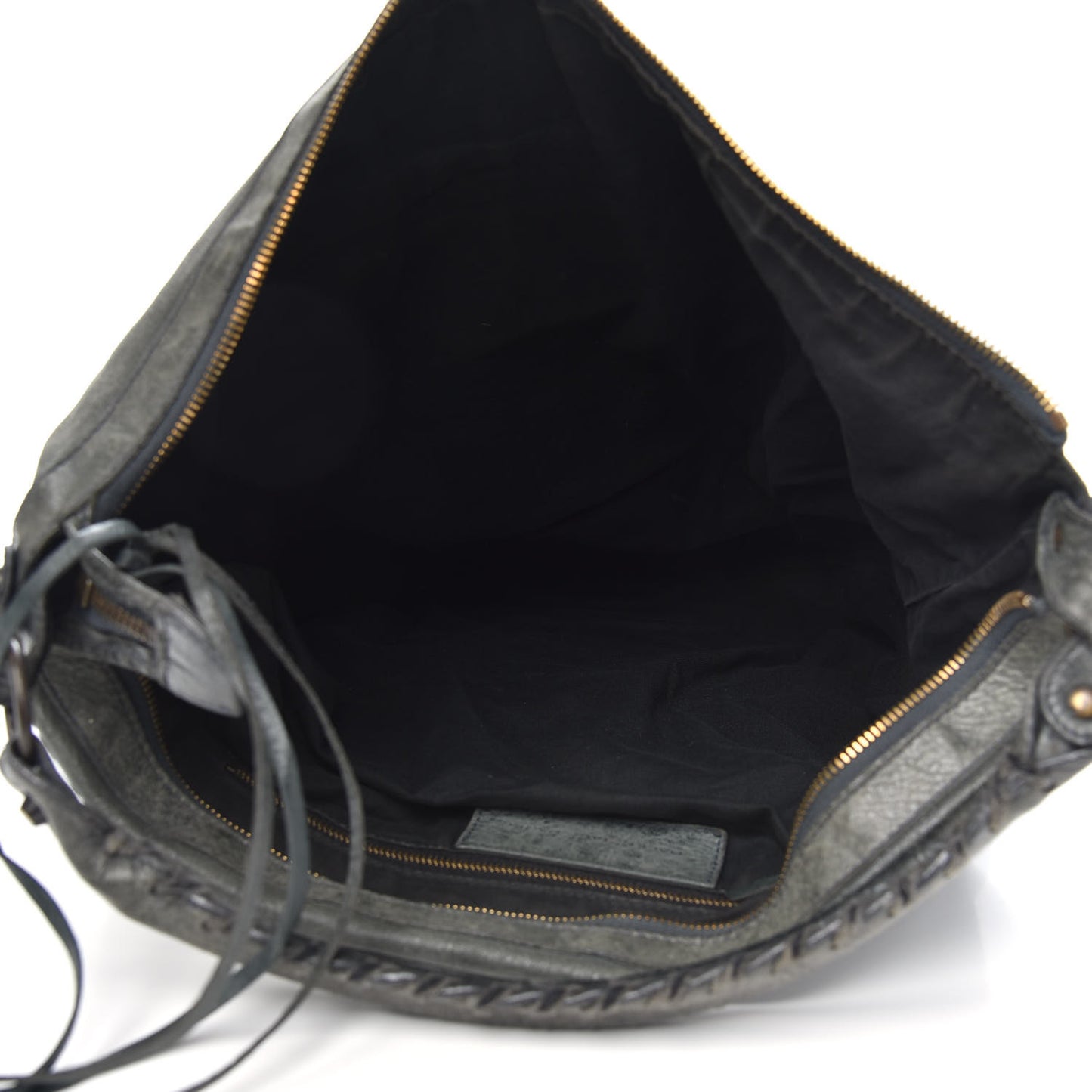 Agneau Classic Hardware Day Hobo Anthracite