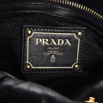 Prada Nappa Antique Bow Tote Nero Black 7 of 8