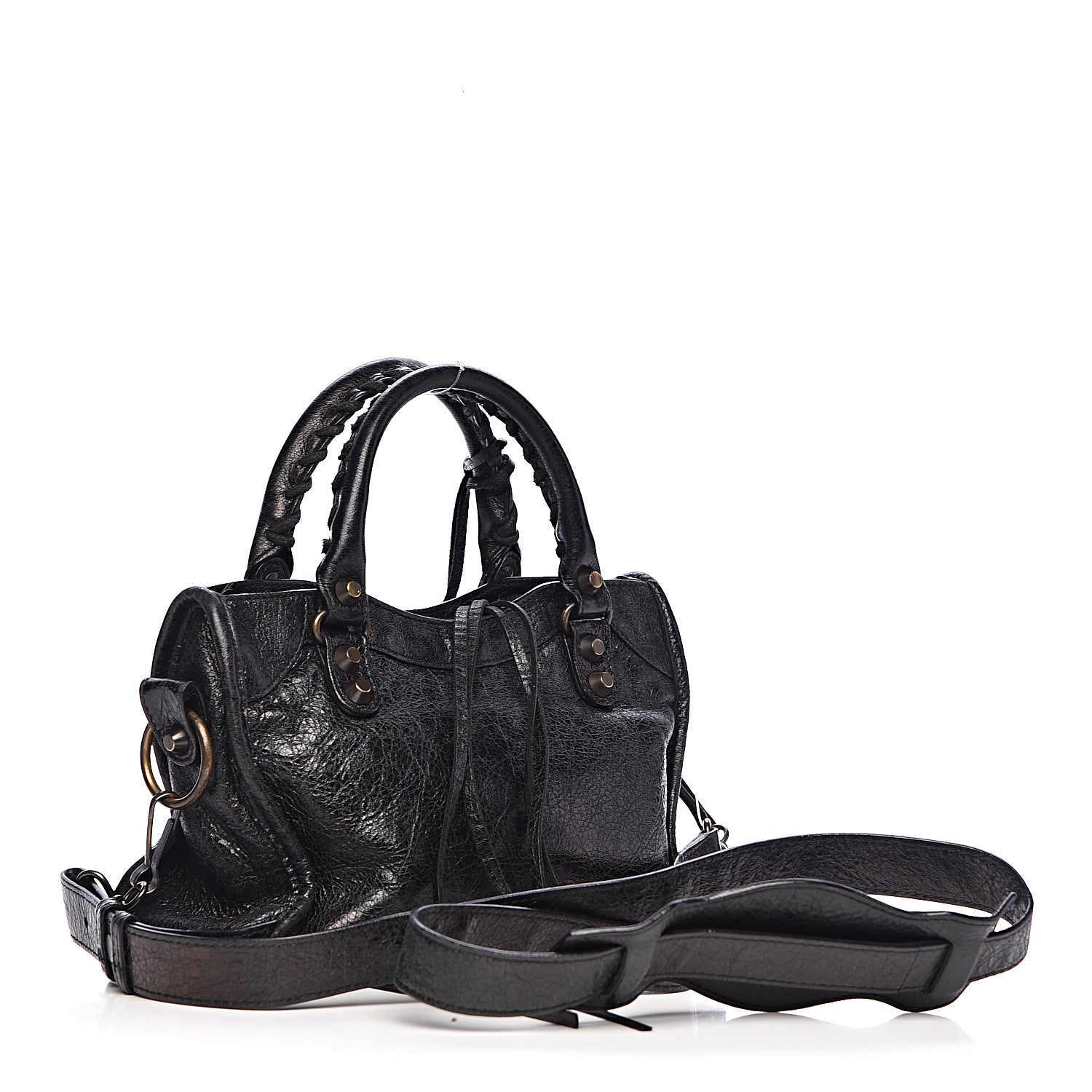Balenciaga Agneau Classic Hardware Mini City Black 3 of 12