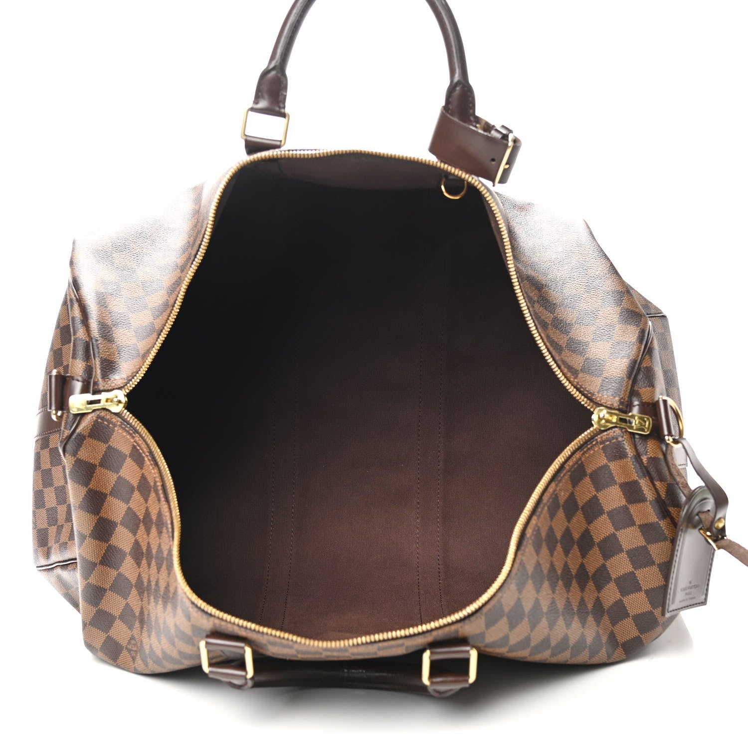 Louis Vuitton Damier Ebene Keepall Bandouliere 55 5 of 9