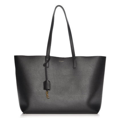 Saint Laurent Calfskin Large Shopping Tote Black 1 of 10