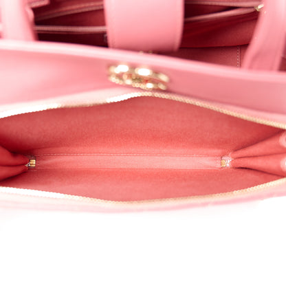 Chanel Caviar Quilted Small Business Affinity Shopping Bag Pink 12 of 12