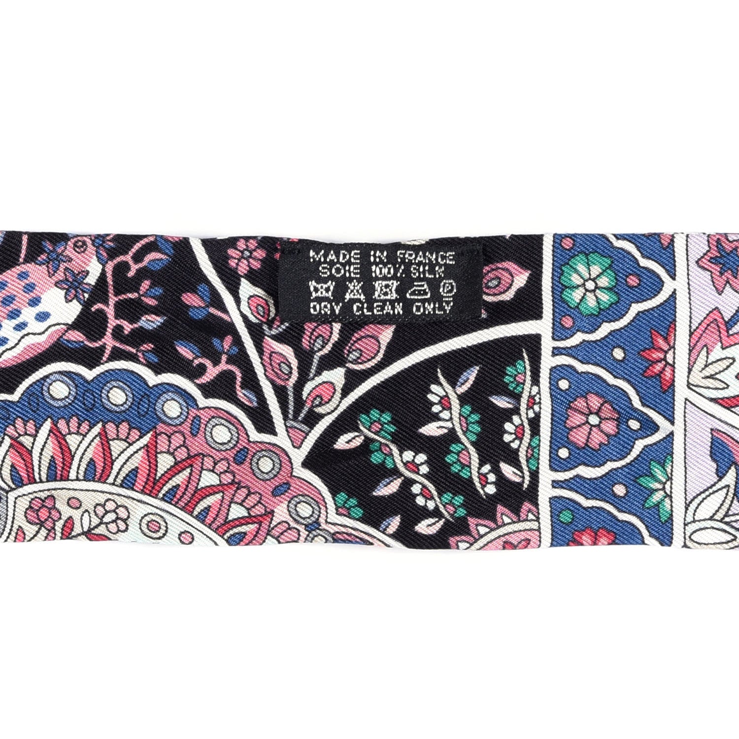 Hermes Silk Au Pays Des Oiseaux Fleurs Twilly 4 of 4