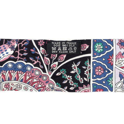 Hermes Silk Au Pays Des Oiseaux Fleurs Twilly 4 of 4
