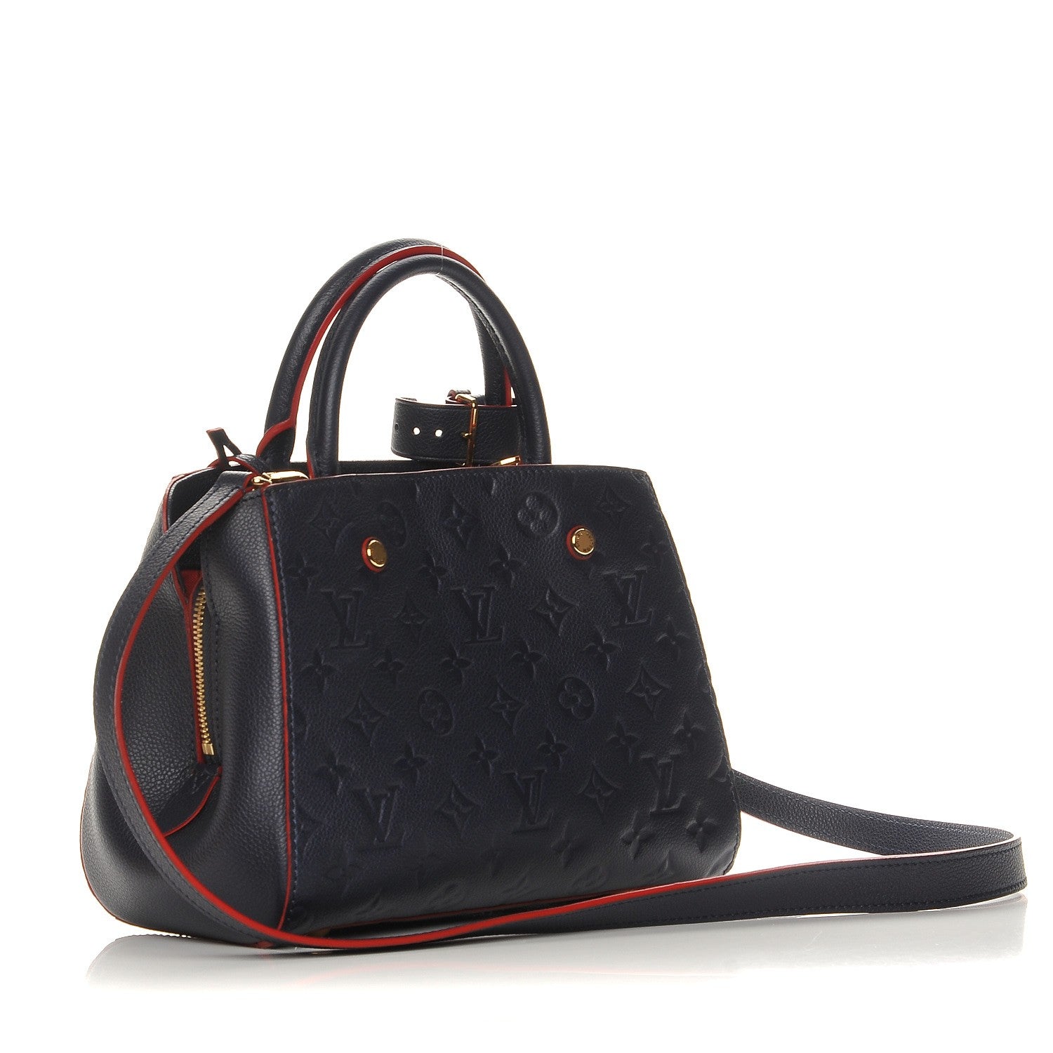 Louis Vuitton Empreinte Montaigne BB Marine Rouge 4 of 8