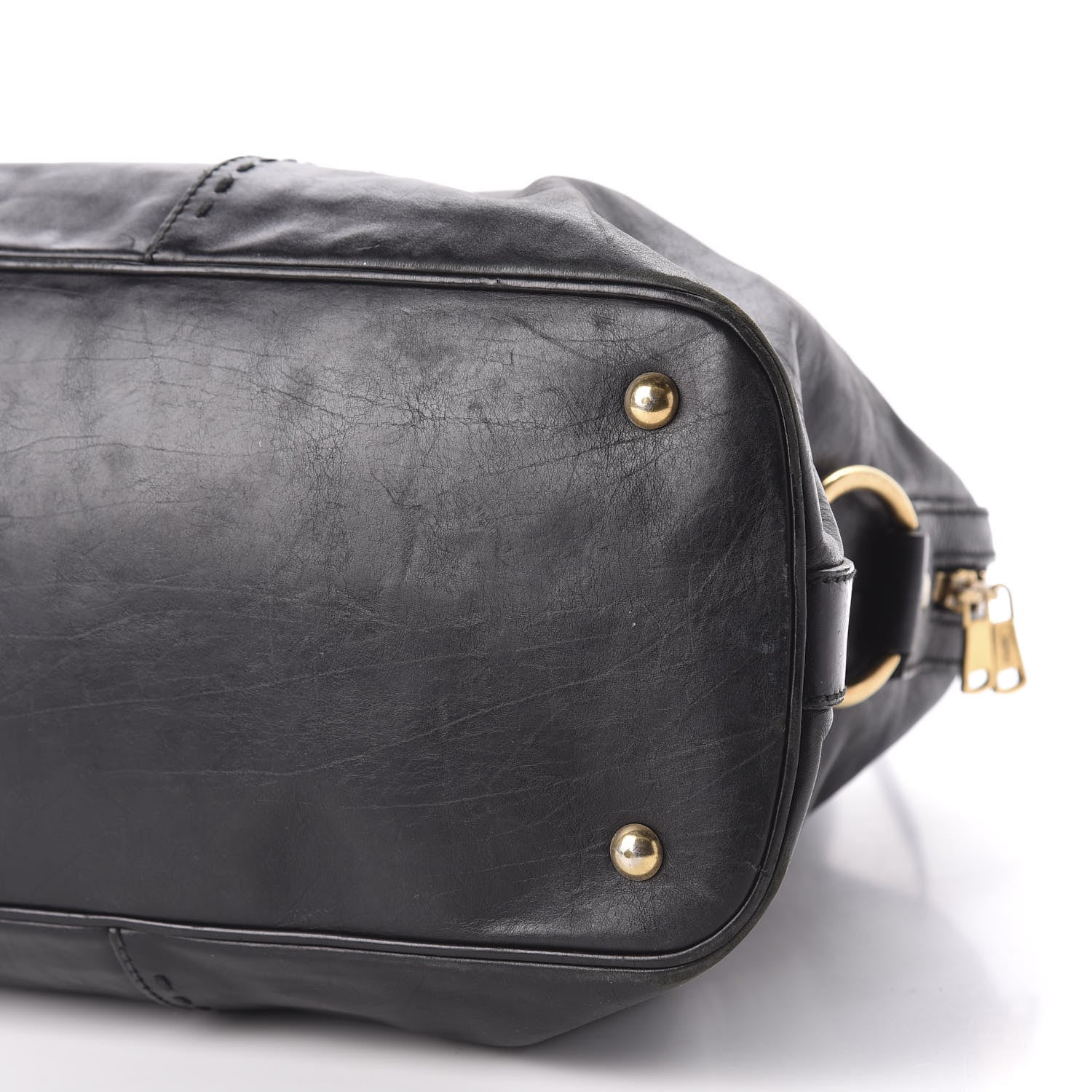 Saint Laurent Calfskin Oversized Muse Black 8 of 9
