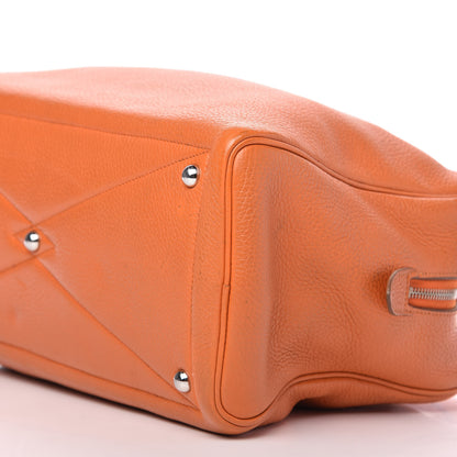 Hermes Taurillon Clemence Victoria II 35 Orange 7 of 11