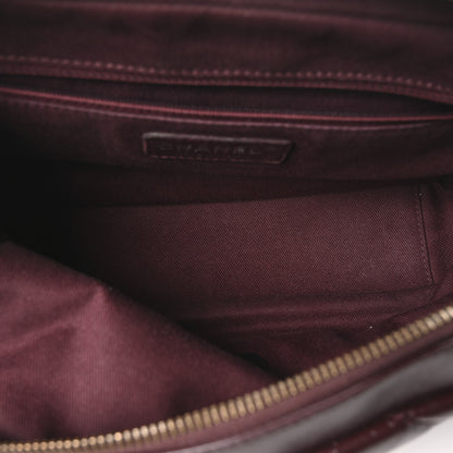 Chanel Aged Calfskin Medium New Portobello Flap Burgundy 5 of 10