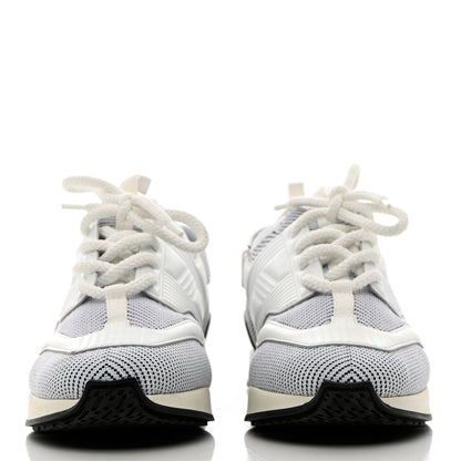 Hermes Calfskin Womens Athlete Sneakers 38.5 White Multicolor 2 of 12