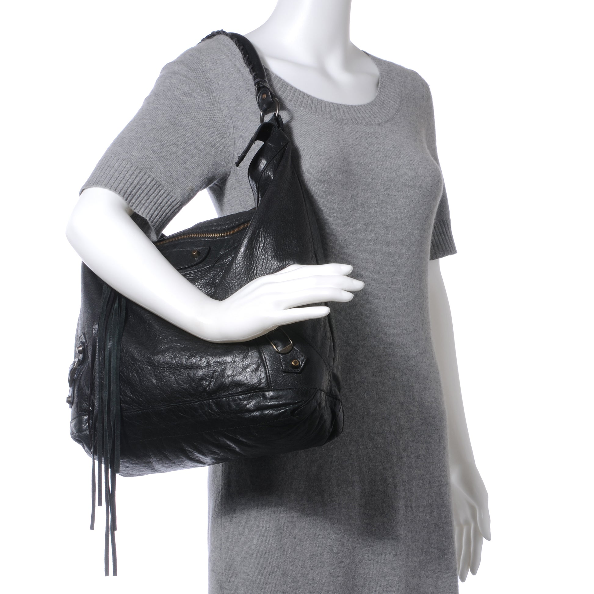 Balenciaga Agneau Day Hobo Black 2 of 9