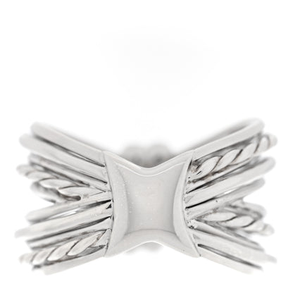 David Yurman Sterling Silver Diamond Angelika Maltese Ring 57 8 3 of 4