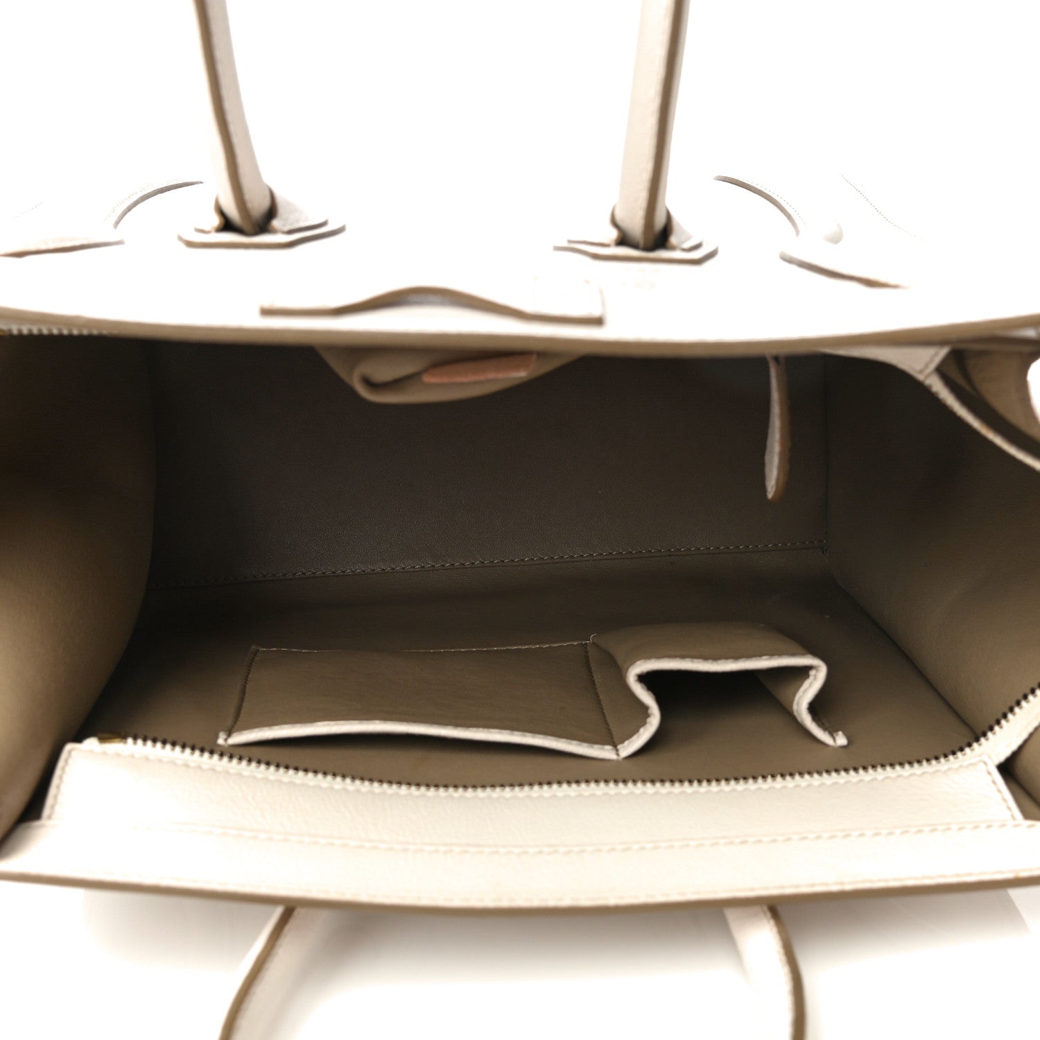 Celine Goatskin Mini Luggage White 4 of 33