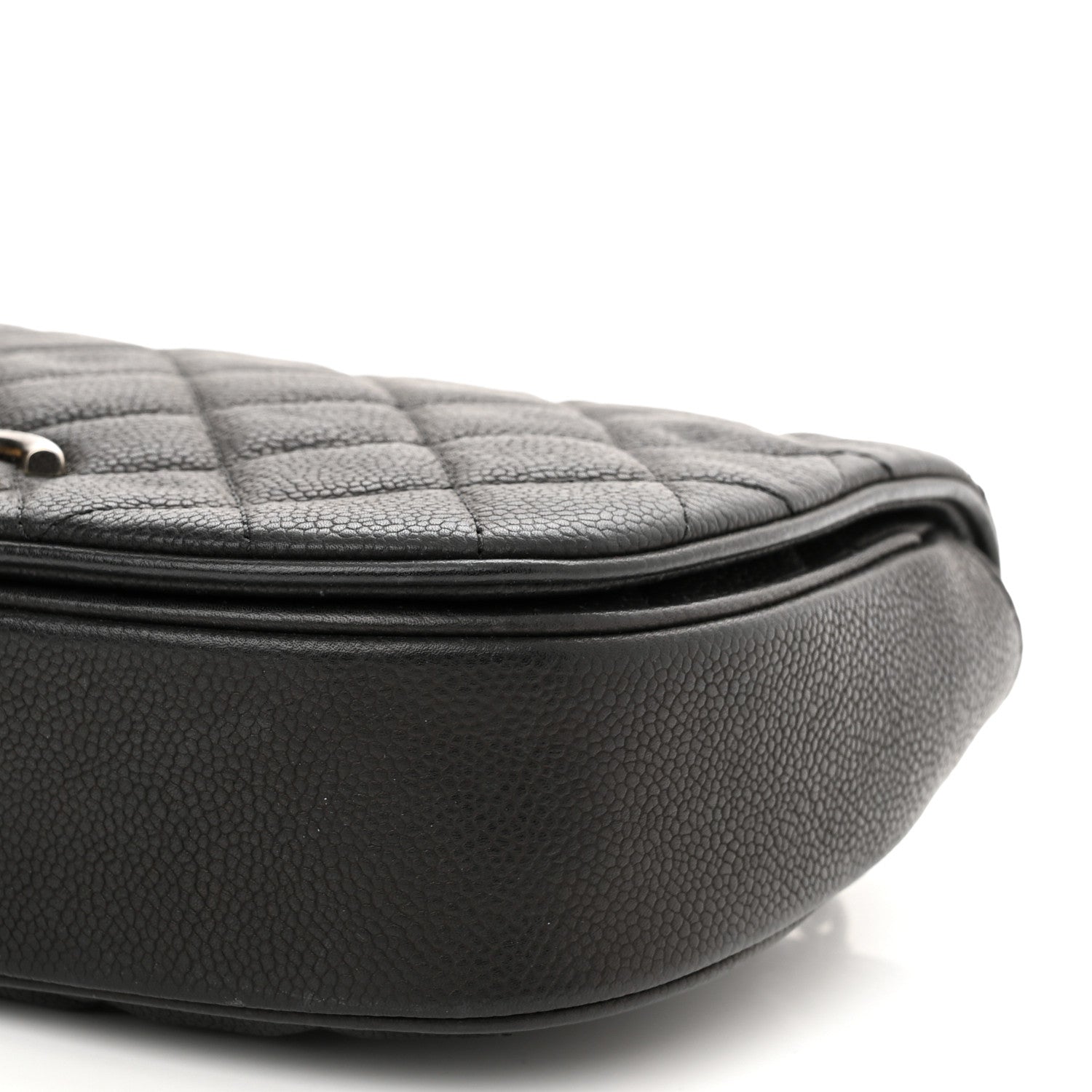 Chanel Calfskin Quilted Small Casual Pocket Messenger Flap Black 9 of 10