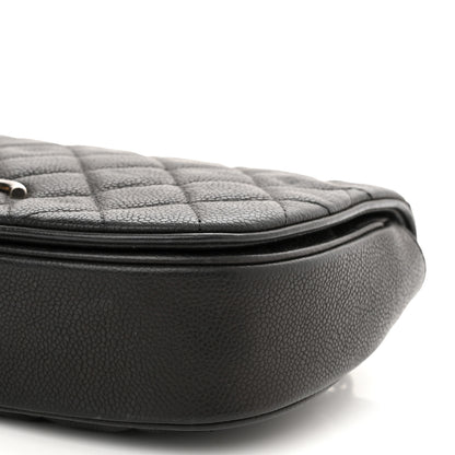 Chanel Calfskin Quilted Small Casual Pocket Messenger Flap Black 9 of 10