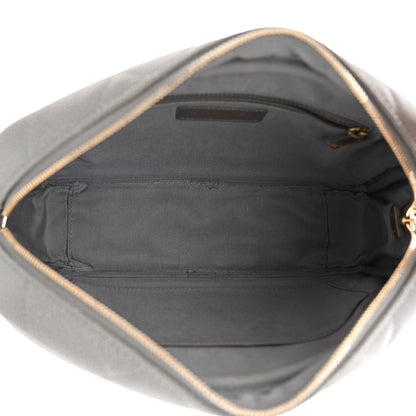 Chanel Iridescent Caviar Flat Quilted Small Coco Tassel Camera Case Grey 5 of 11