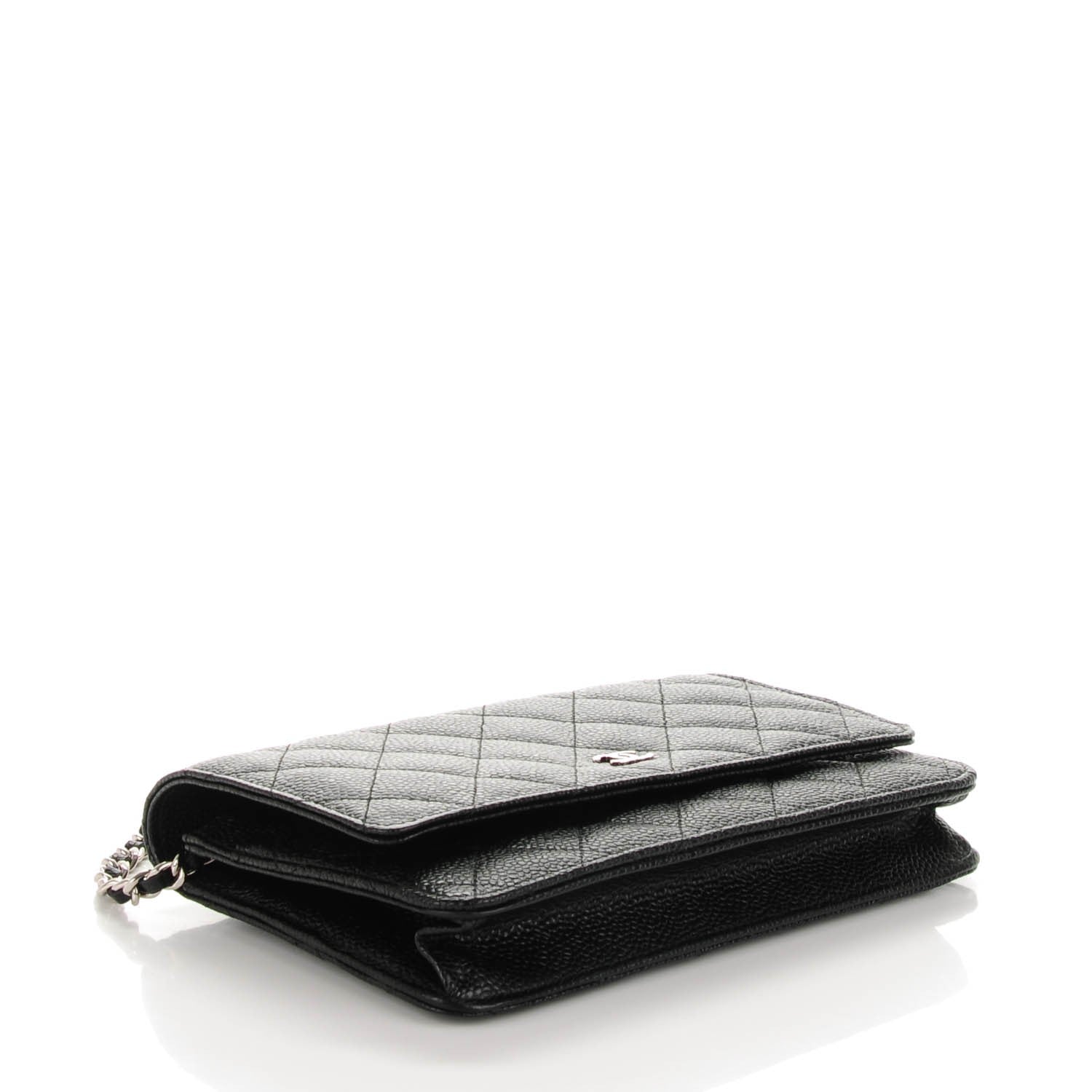 Chanel Caviar Quilted Wallet On Chain WOC Black 4 of 7