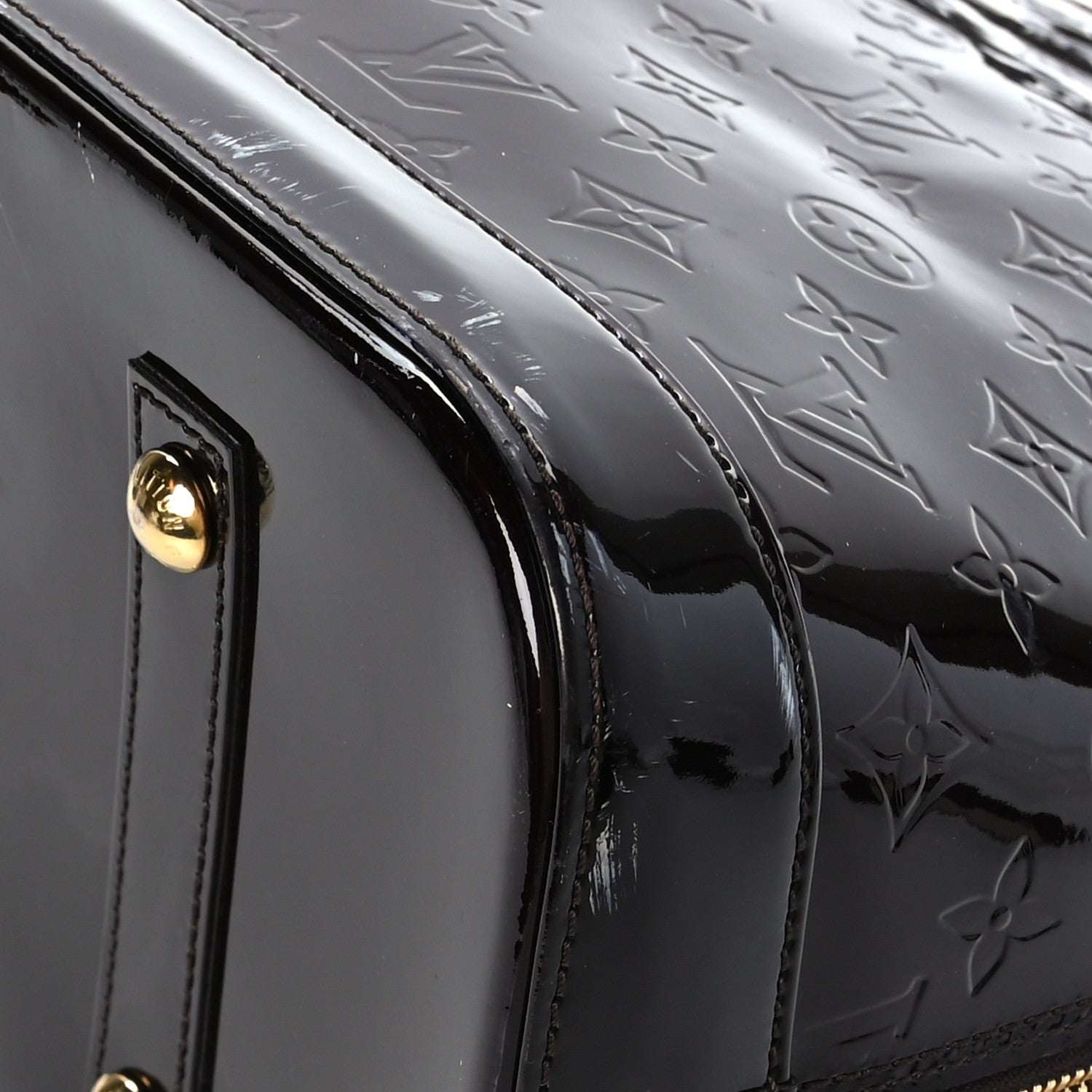 Louis Vuitton Vernis Alma GM Amarante 7 of 12