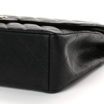 Chanel Caviar Quilted Maxi Double Flap Black 9 of 9