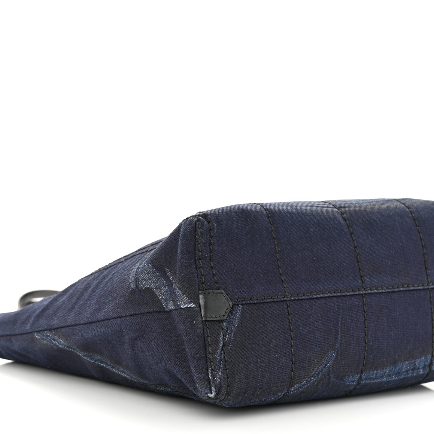 Denim Logo Tote