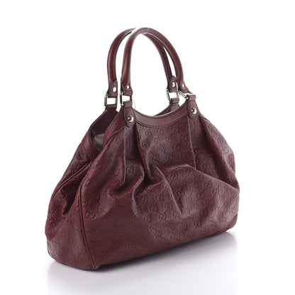 Gucci Guccissima Medium Sukey Tote Cherry 3 of 10