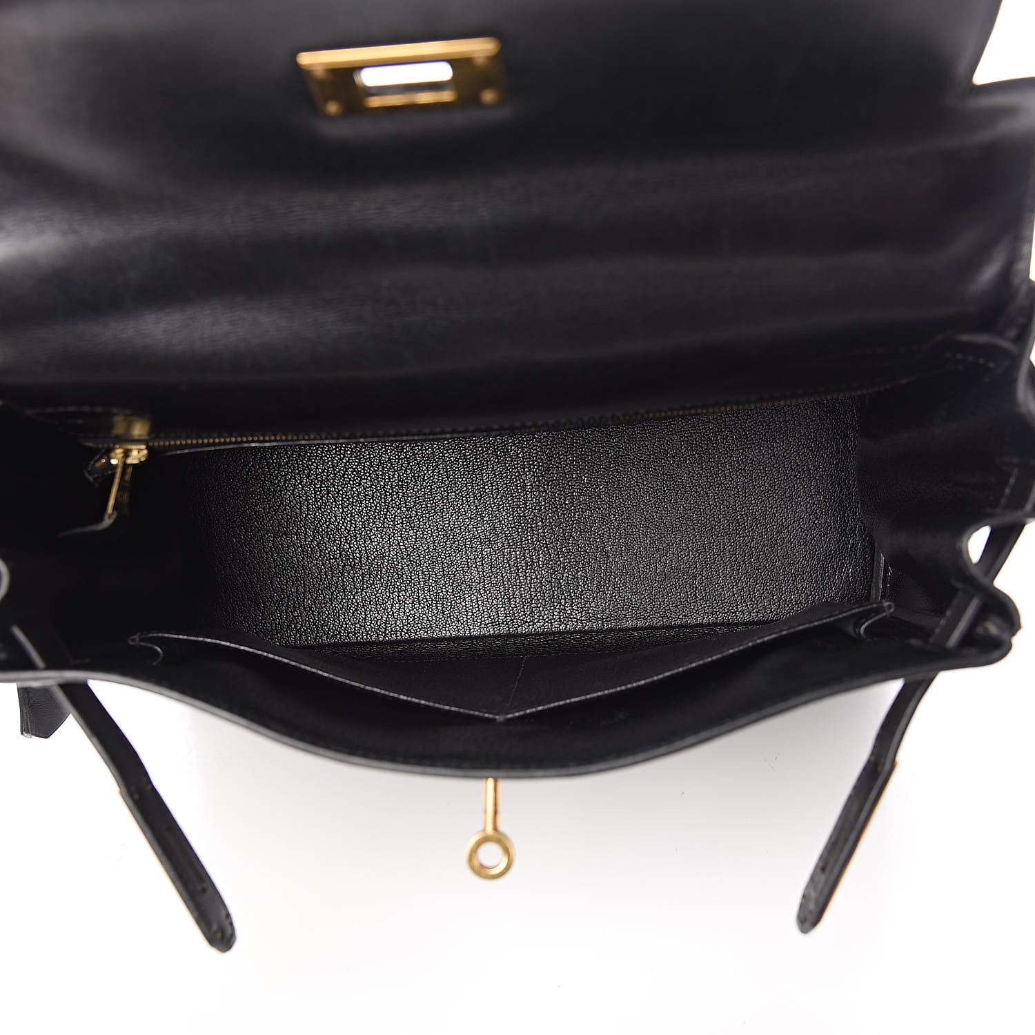 Hermes Box Kelly Retourne 28 Black 7 of 41