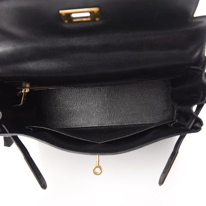 Hermes Box Kelly Retourne 28 Black 7 of 41
