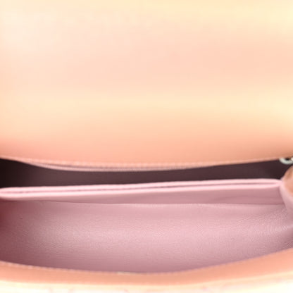 Chanel Iridescent Caviar Quilted Mini Coco Handle Flap Pink 6 of 10