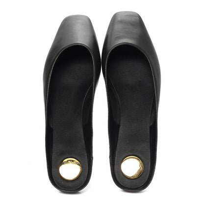 Saint Laurent Nappa Lido Slip On Mule 39.5 Eagle Brown 2 of 9
