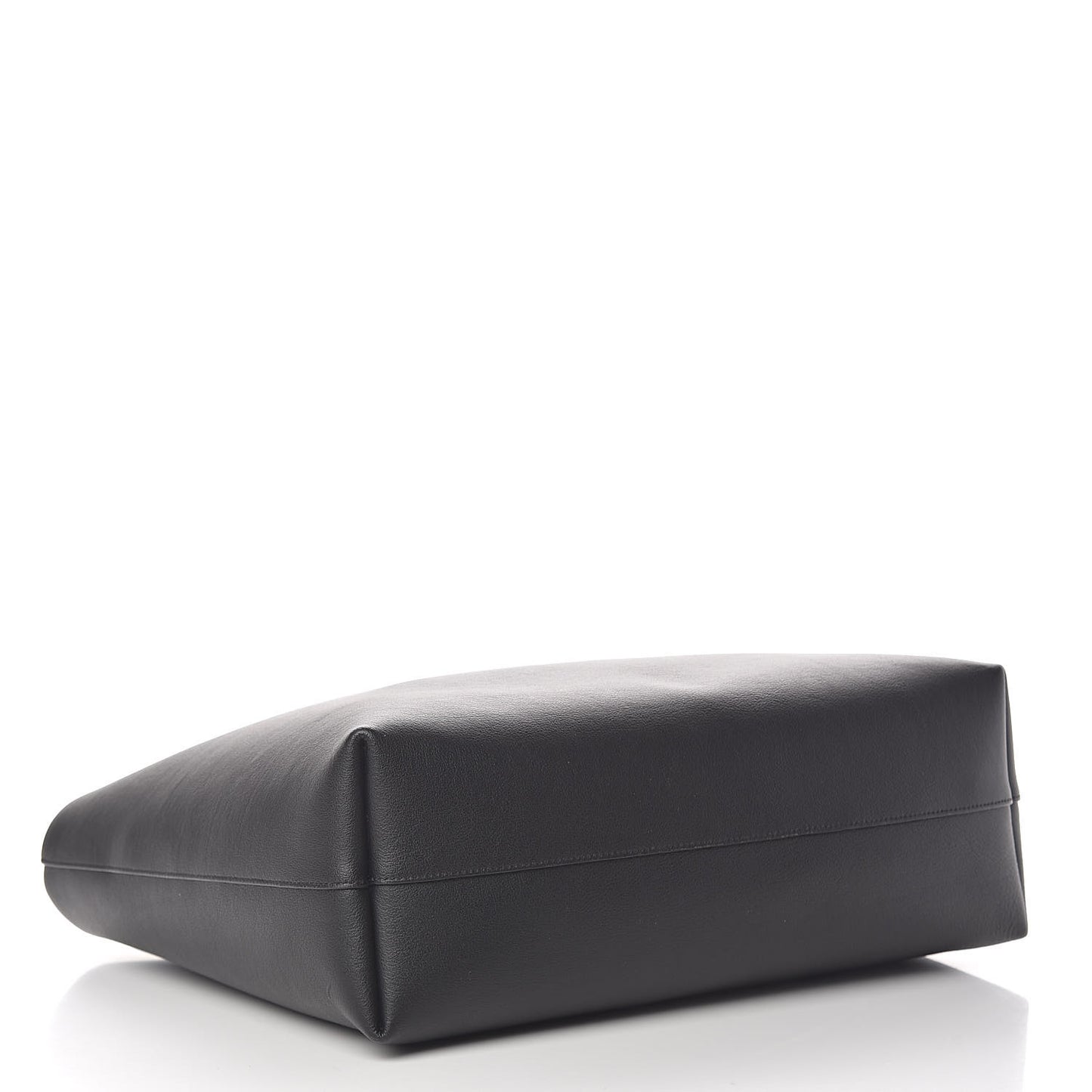 Calfskin Large Shopping Tote Black