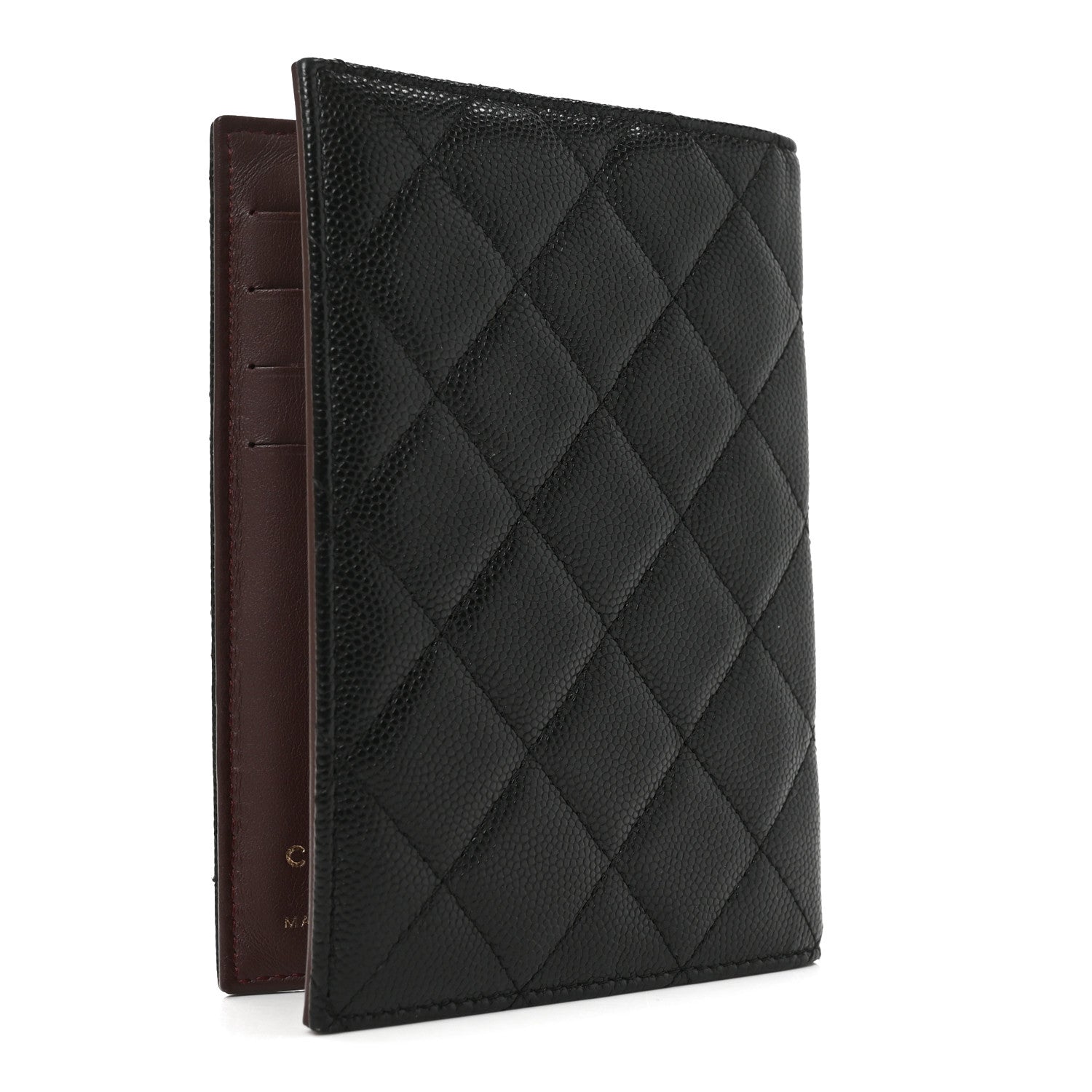 Chanel Caviar Quilted Passport Holder Black 3 of 7