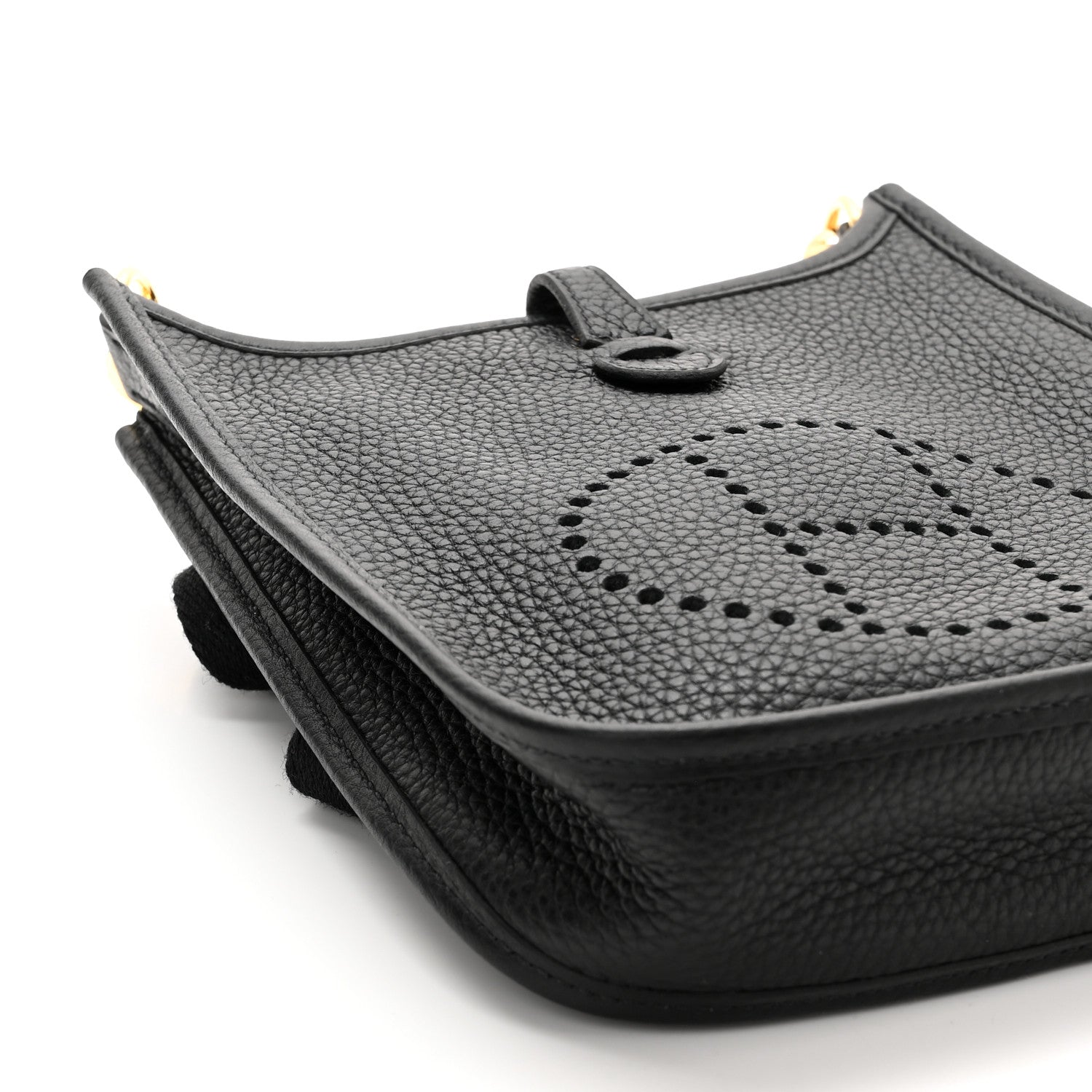 Hermes Taurillon Clemence Evelyne TPM Black 9 of 11