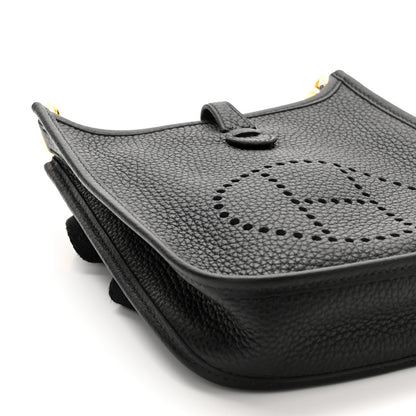 Hermes Taurillon Clemence Evelyne TPM Black 9 of 11