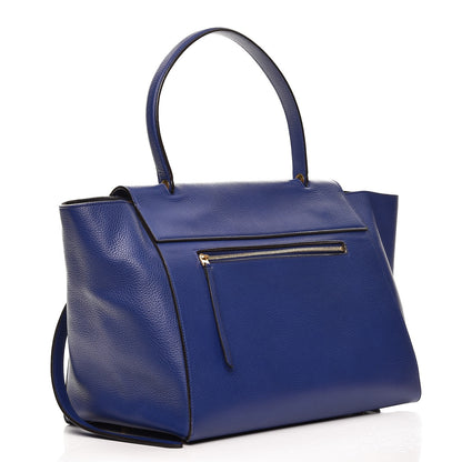 Celine Drummed Calfskin Small Belt Bag Indigo 3 of 9