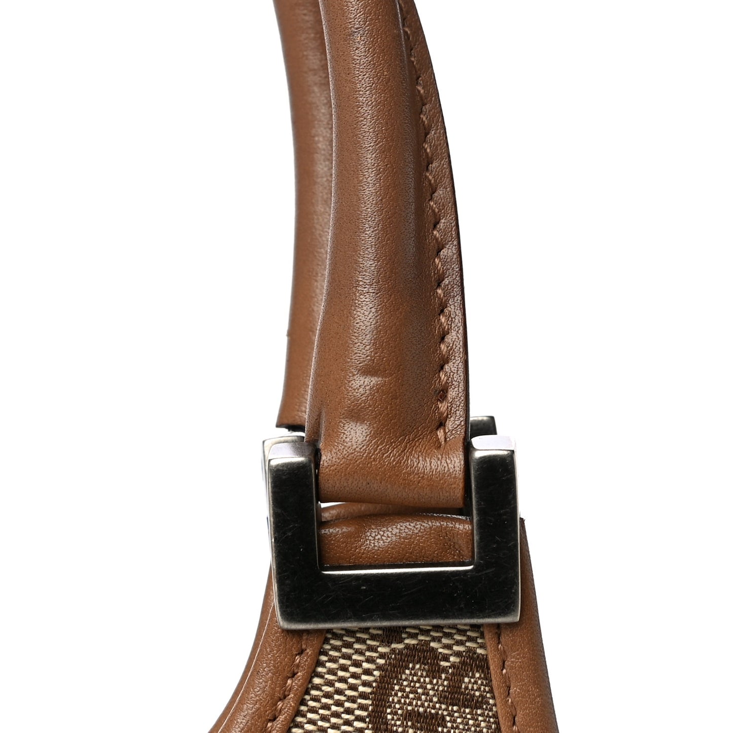 Monogram Small Bardot Bag Brown