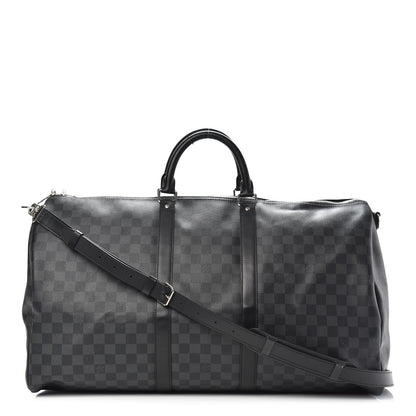 Louis Vuitton Damier Graphite Keepall Bandouliere 55 1 of 10