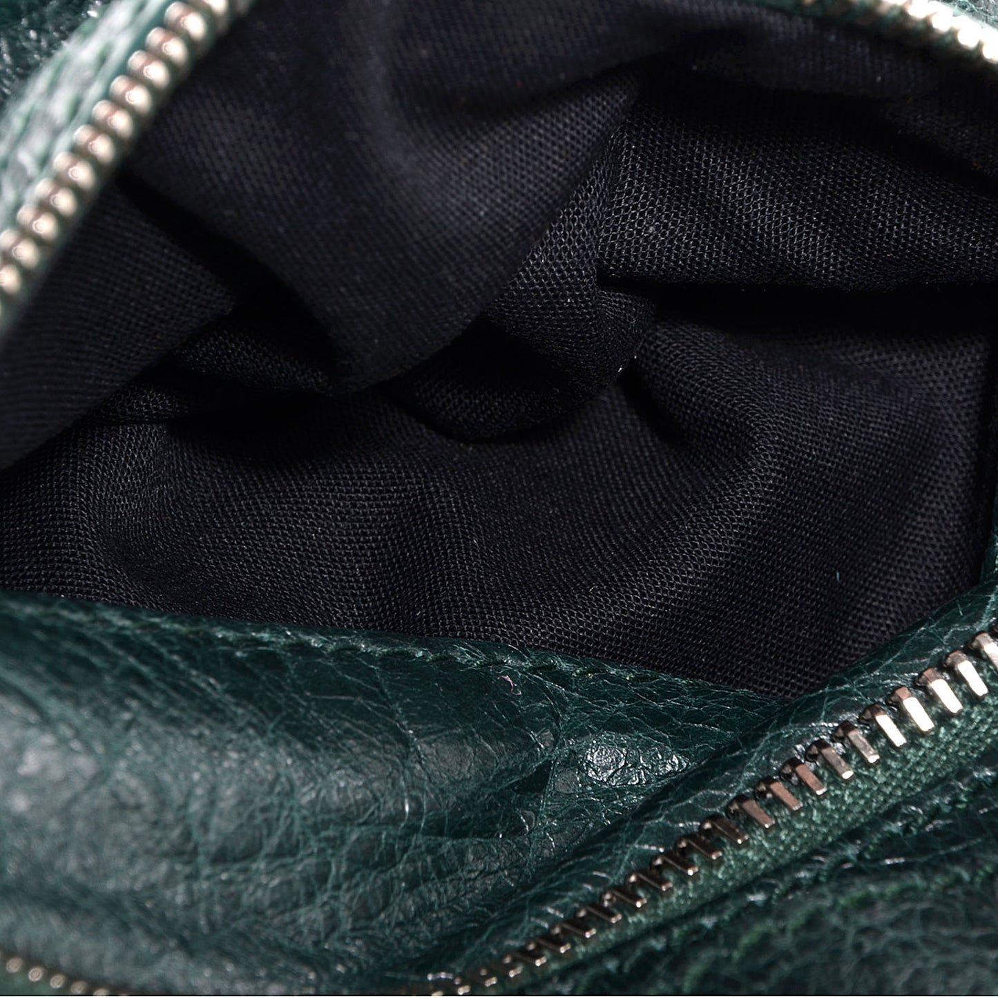 Agneau Giant 12 Silver Hardware Envelope Clutch Poker Fonce