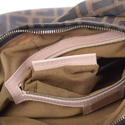 Fendi Zucca Cuoio Lucido Small Chef Hobo Tobacco Bois de Rose 7 of 11