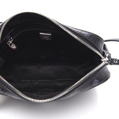 MCM Visetos Small Heritage Line Camera Crossbody Bag Black 5 of 9