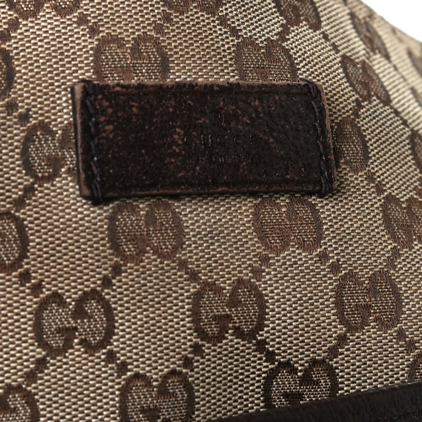Monogram Web Medium Flat Messenger Bag Brown