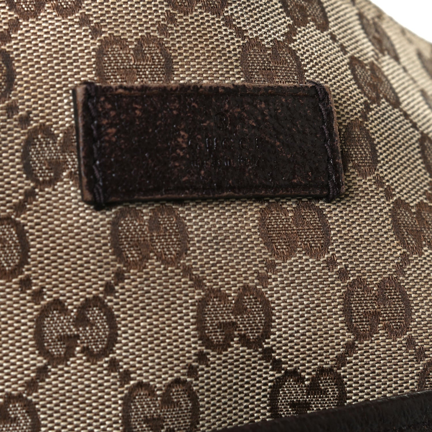 Gucci Monogram Web Medium Flat Messenger Bag Brown 6 of 11